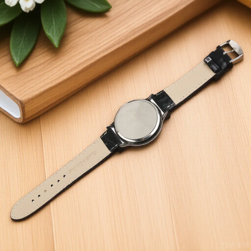 BESTYASH LED Digital Watch Round Touch Band Black