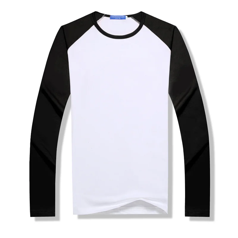 Sublimation Blank Polyester Long Sleeve Quick Qry Tshirt Spring Autumn  for Adult Kids Men Women Family Matching Outfits