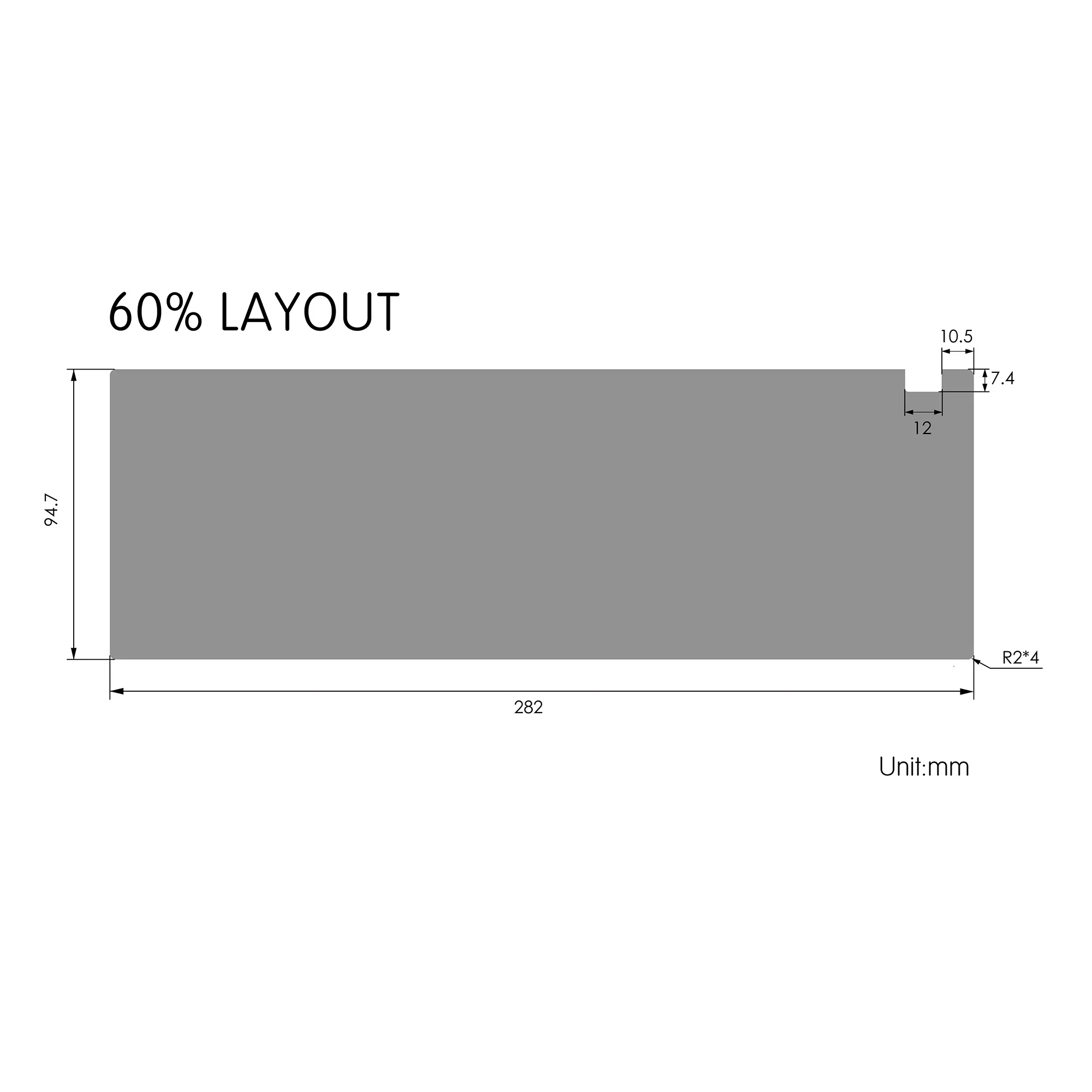 Blank Tape Mod For Mechanical Keyboard