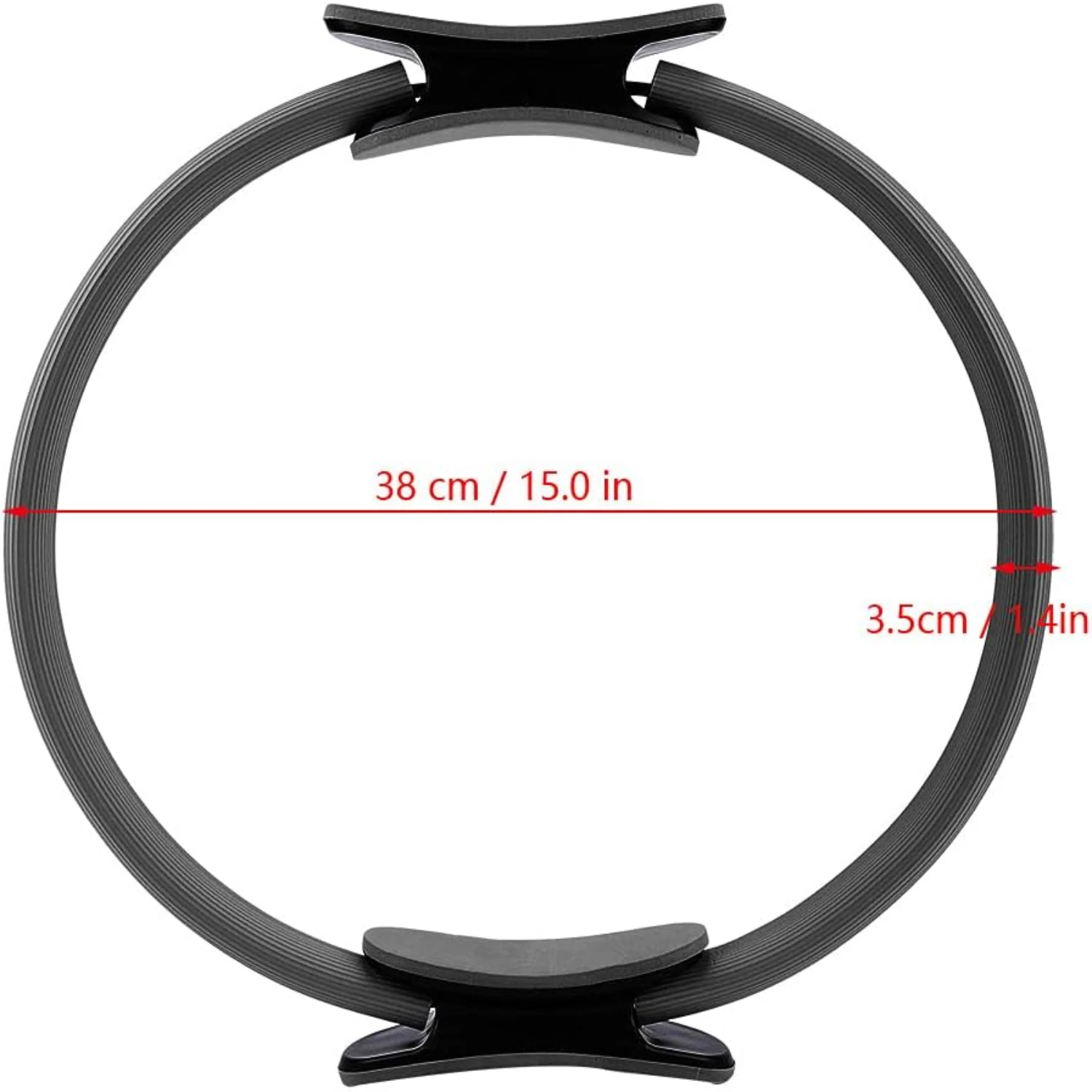 

Dual Padded Magic Pilates Circle for Ultimate Fitness Exercises, Top Quality Resistance Equipment for Pilates Ring Workout with