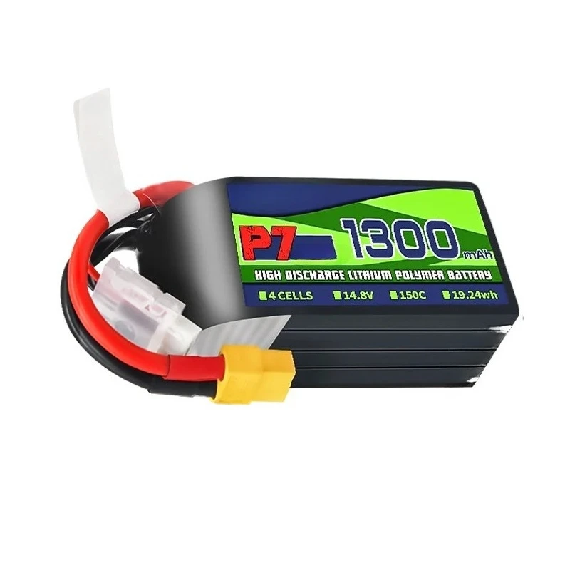 For BosLi-po P7 1300mAh 150C LiPo Battery 4S/6S/8S FPV Racing Freestyle RC Drone Quadcopter High Discharge with XT60  Plug - view 4