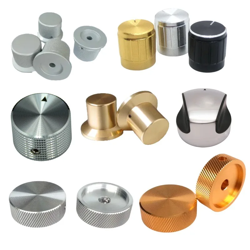 Custom High quality CNC Machining Various Metal Control Knobs Knurling CNC Machining Service