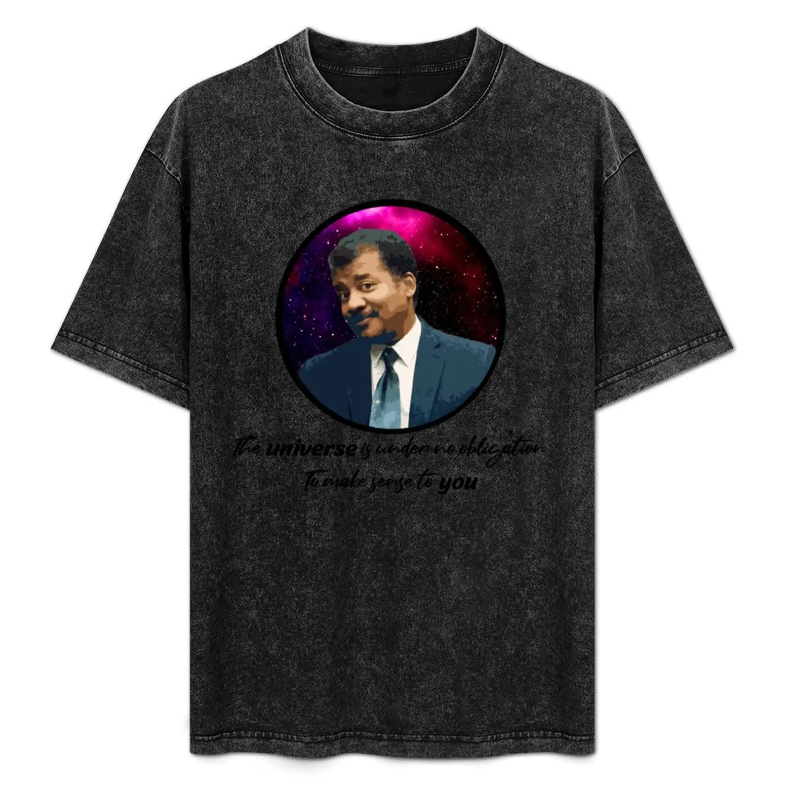 

Neil Degrasse Tyson Universe T-Shirt Casual Loose Fit Short Sleeve T-Shirt