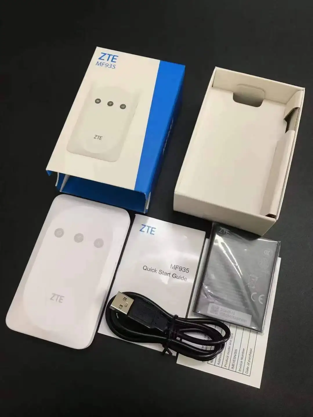 ZTE MF935 4G Mobile Wifi Router LTE Cat4 150Mbps Wireless Hotspot Sim Card Slot Pocket WiFi With 2100mAh Battery