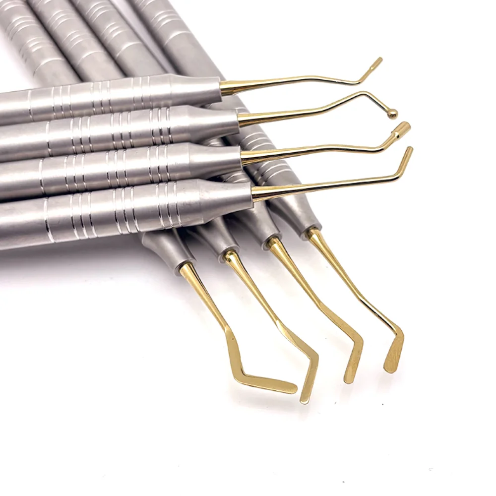 8Pcs Dental Composite Resin Filling Spatula Resin Filler Kit Dentist Repair Instruments Dentistry Restoration Tools