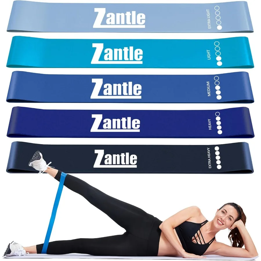 حلقات شريط المقاومة، أربطة التمرين، أربطة التمرين للعلاج الطبيعي، مجموعة أربطة المقاومة المطاطية مكونة من 5 قطع، أربطة مرنة لـ H #1