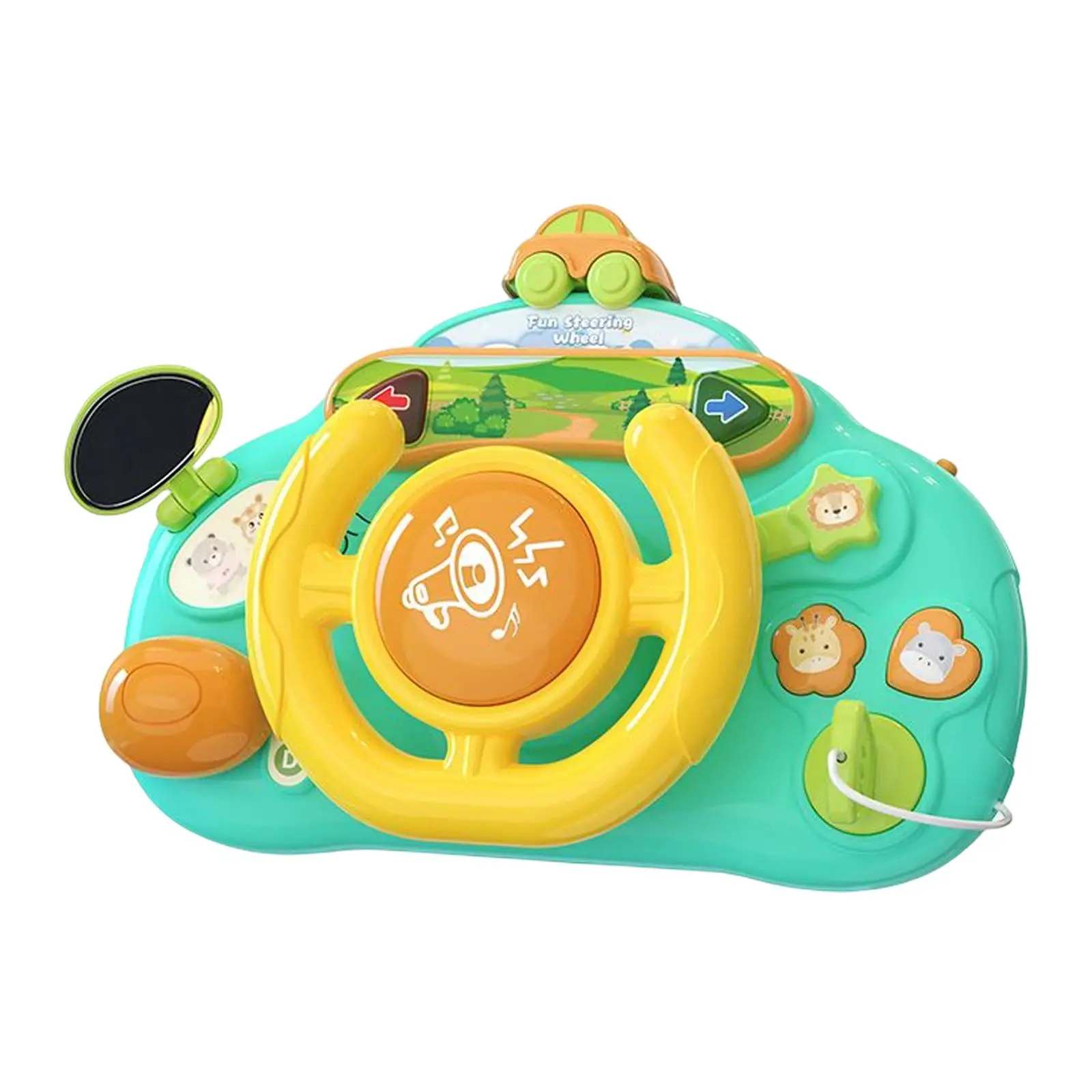 Funny Simulation Steering Wheel car Toy ,Roll Steering Wheel Sounding Toy ,Simulated Driving Controller for Role Play