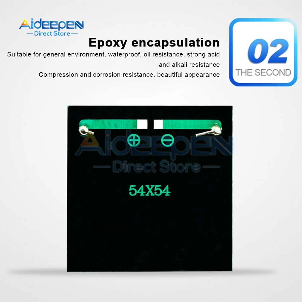 1 قطعة 3 فولت 400MA لوحة طاقة شمسية مع خط 1 متر 110*92 مللي متر DIY بها بنفسك النظام الشمسي شاحن بطارية خلية ل دروبشيبينغ