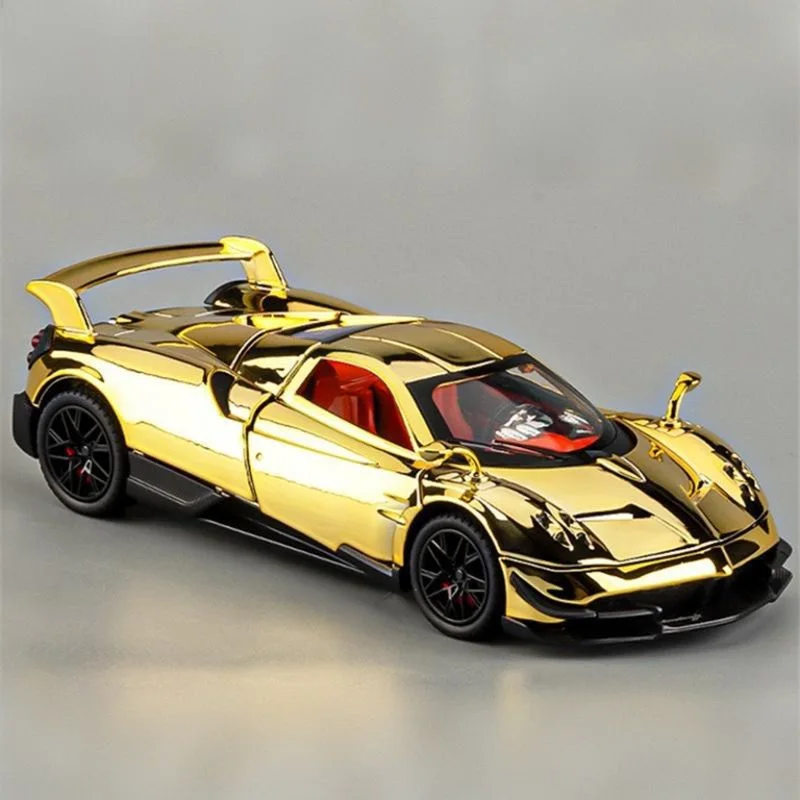 

1:32 Pagani Huayra Dinastia Alloy Electroplating Sports Car Model Metal Toy Track Racing Vehicle Car Model Sound Light Kids Gift