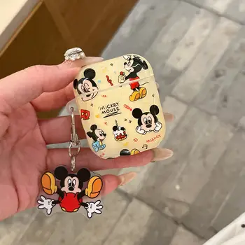Julklapp Super Disney Söt Musse Pigg Tecknad Anime, Plastfallssäkert hörlursfodral För Airpods 4, 1, 2, 3, Pro, Pro2 10 best sales Mickey airpods - №8