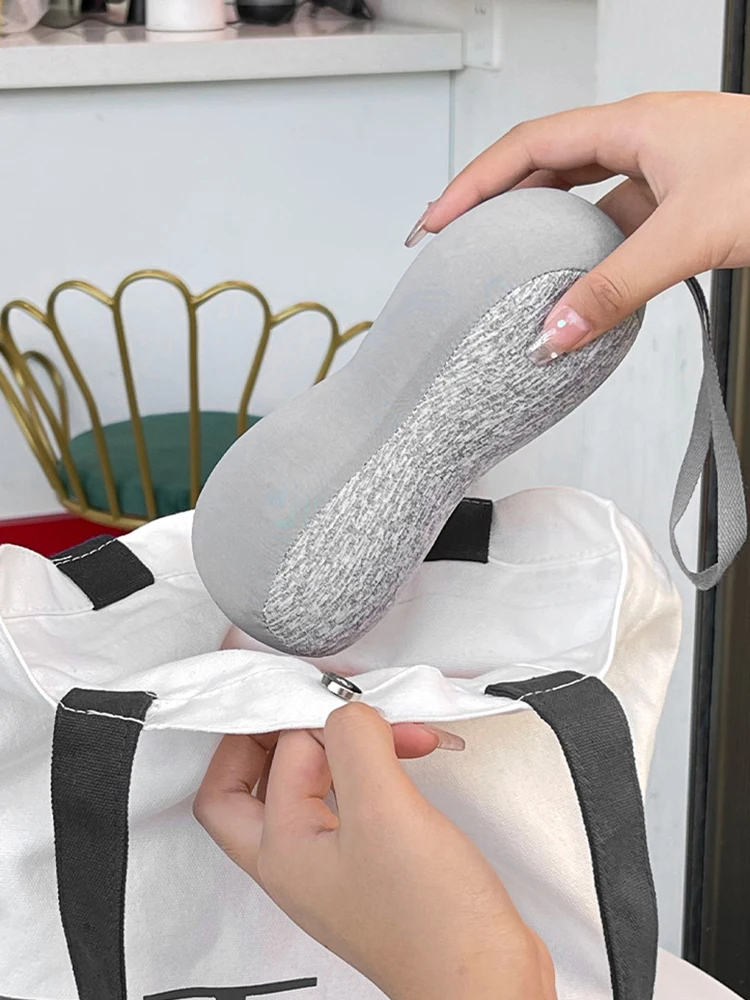 Mini-Nackenkissen, tragbares U-förmiges Kissen, für Erwachsene, Reisen, Rücken, Schlafen, Nackenkissen, Bürokissen, unterstützendes Nacken-Schlafkissen – Detail 10