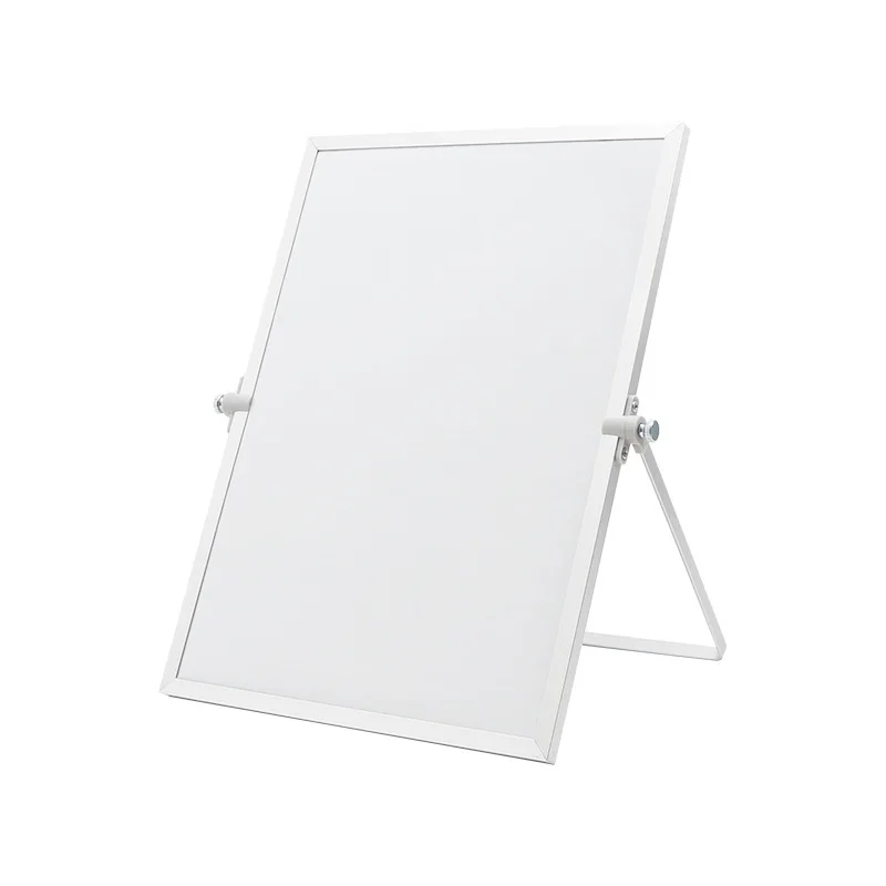   Suporte de mesa infantil multifuncional, quadro branco pequeno, escrita dupla face, especificações múltiplas, placa de mensagens