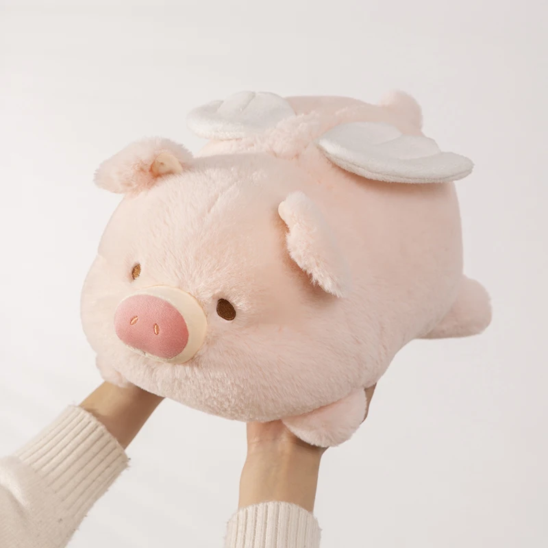 20-30cm Kawaii Angel Pig Plush Toy Cartoon Stuffed Animals Plushies Doll Anime Soft Toys for Girls Birthday Gift