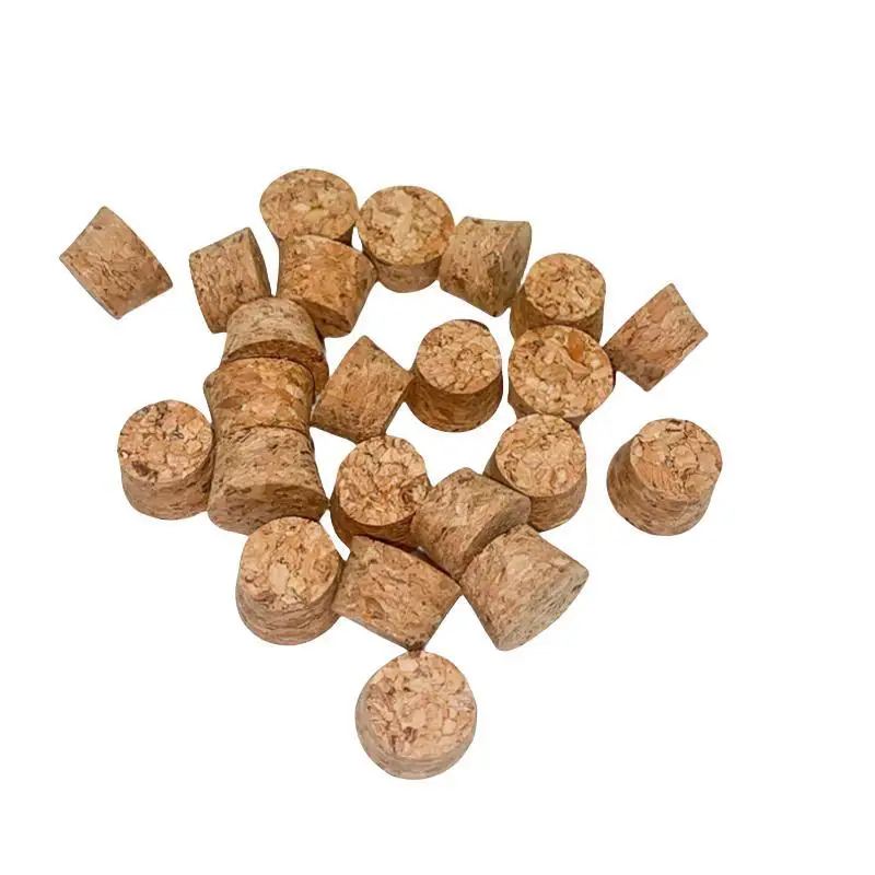 10~100pcs Top DIA 13mm to 39mm Assorted Cork Stoppers Wine Bottle Wooden Tapered Cork Plugs Replacement Variety Corks for Bottle