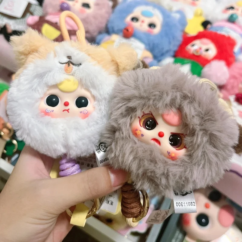 

Baby Three Mobile Phone Lanyard Series Blind Box Mystery Box Cute Doll Anime Figures Decorative Pendant Surprise Keychain Toys