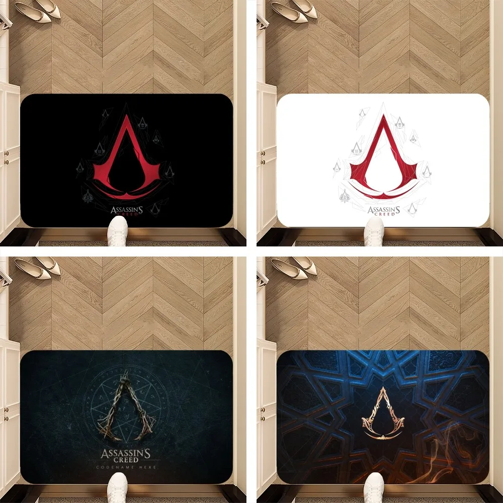 Assassins  C-Creed Floor Mat Bedroom Decoration Balcony Anti-Slip Doormat Living Room Rug