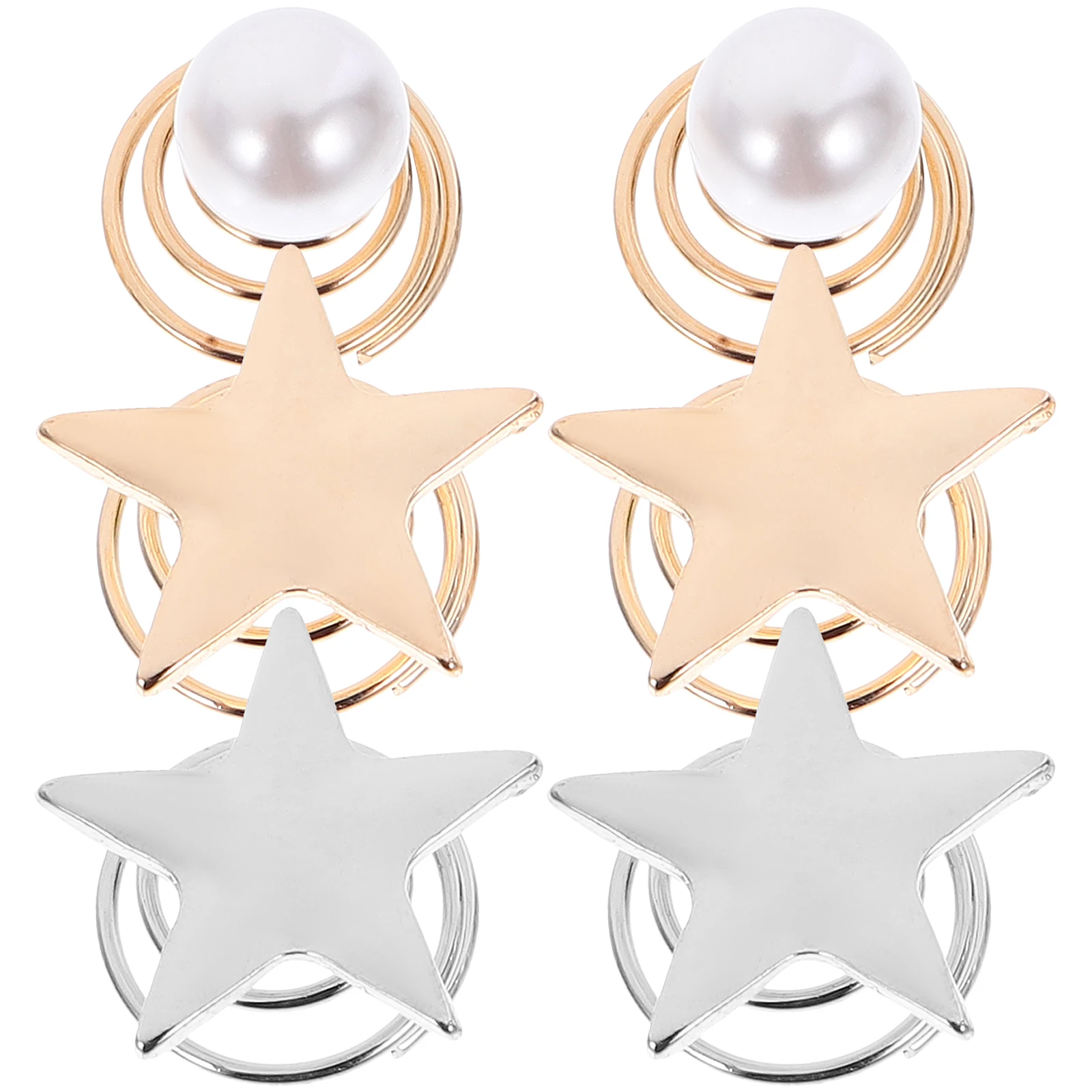 

36 шт., спиральные заколки для волос со звездами, женские заколки для волос с жемчугом, милые маленькие заколки, свадебные аксессуары для волос для девочек-подростков