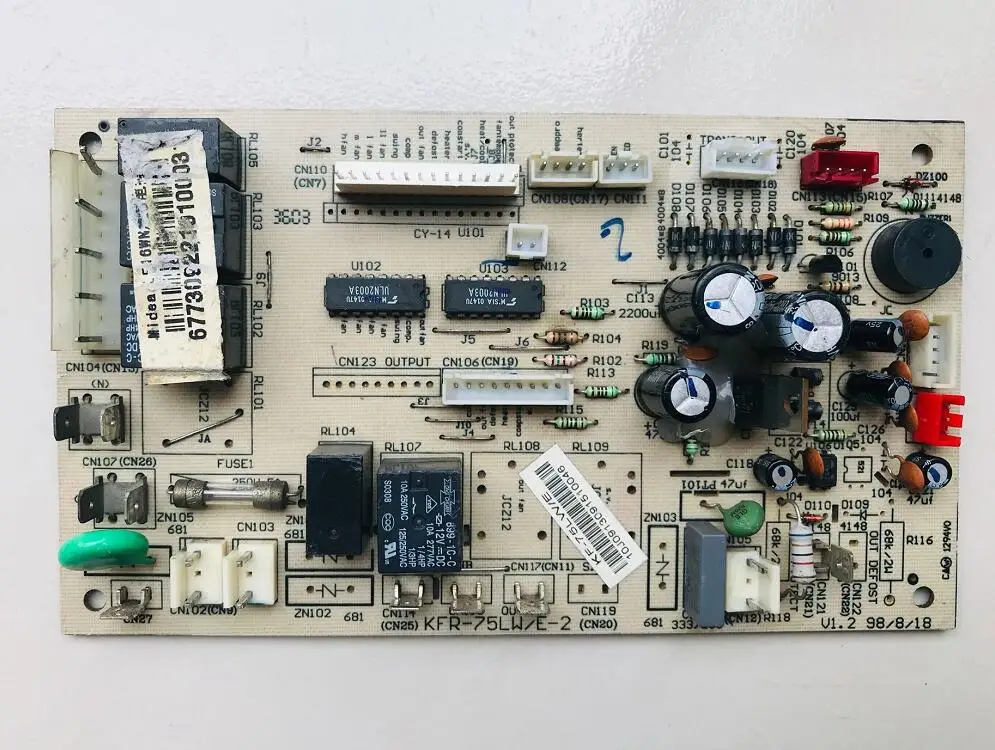 Bon travail pour Midea climatisation ordinateur conseil KFKFR-75LW/ED KFR-75LW/E-2 panneau de commande PARTIE