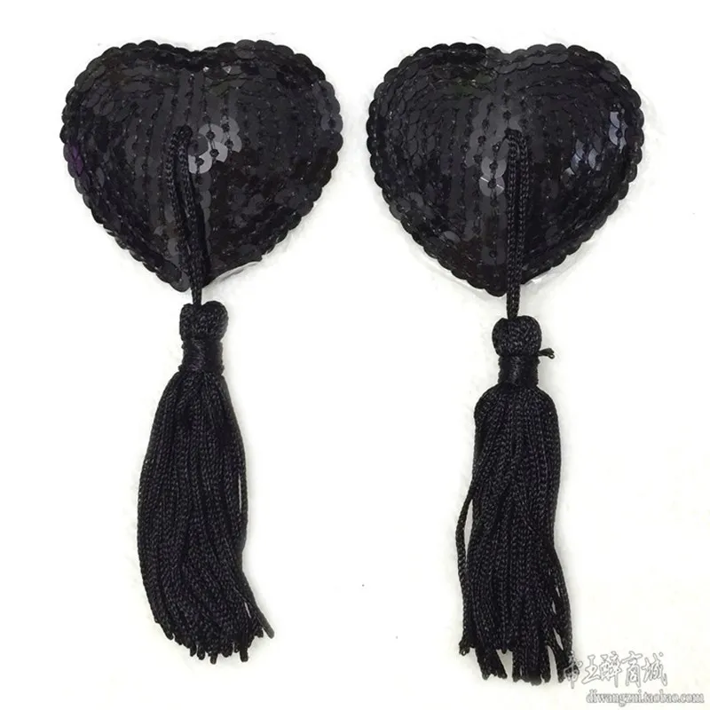 

Sexy Tassel Silicone Breast Pads Use Silicone Breast Pads as Sexy Lingerie Accessories Nipple Covers One-To-One Dropshipping A16