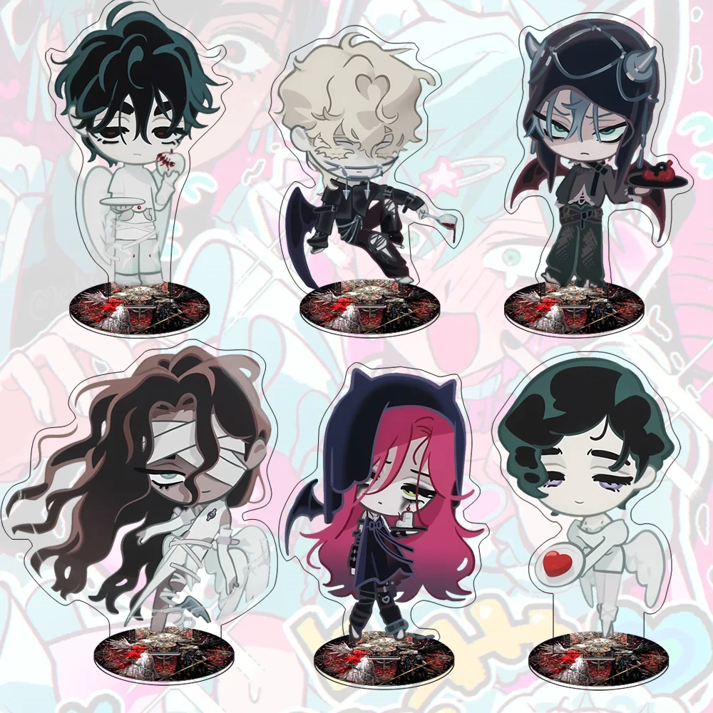 Alien Stage Mizi Till Ivan Luka Sua 10CM Anime Acrylic Stand Keychain Cute Desktop Ornament Backpack Charm Collectible Gift