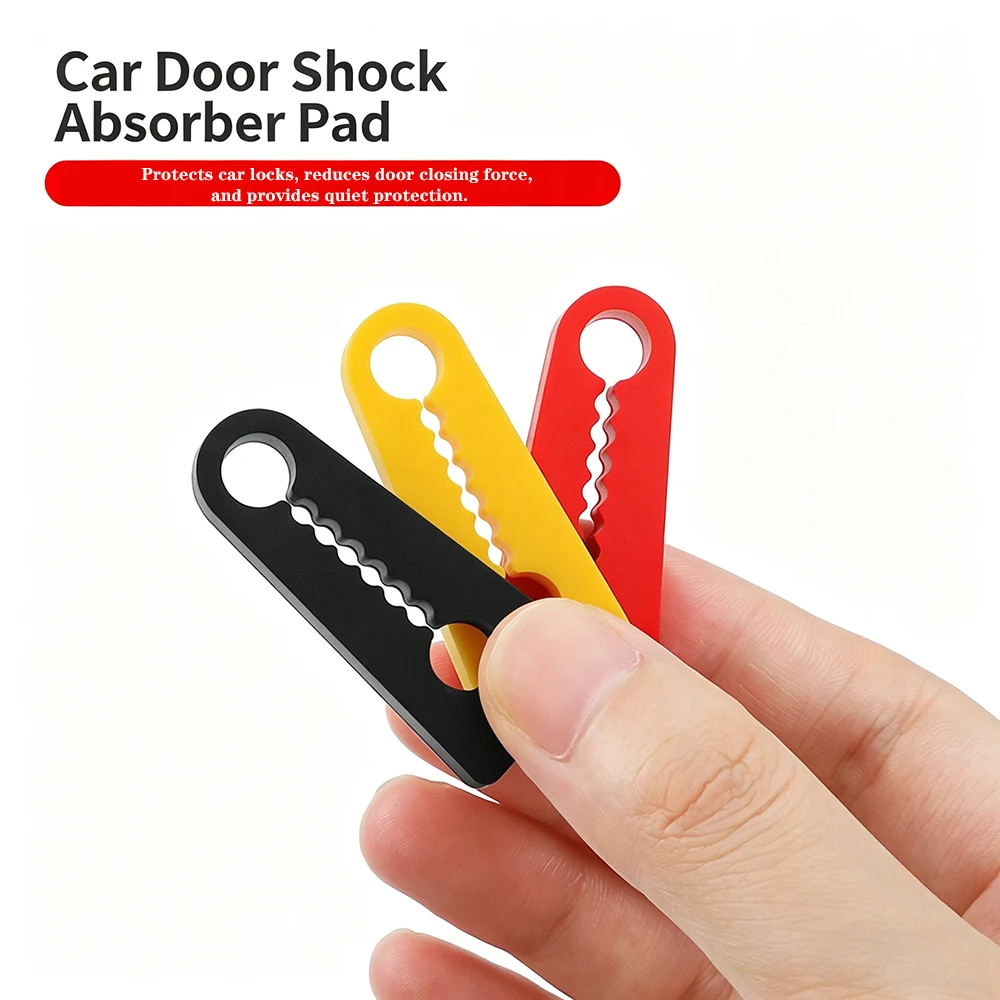 4Pcs Car Door Shock Absorber Pad Universal Anti-Vibration Soundproof Deadener Cushion for All Cars Shock-Absorbing Cushioning