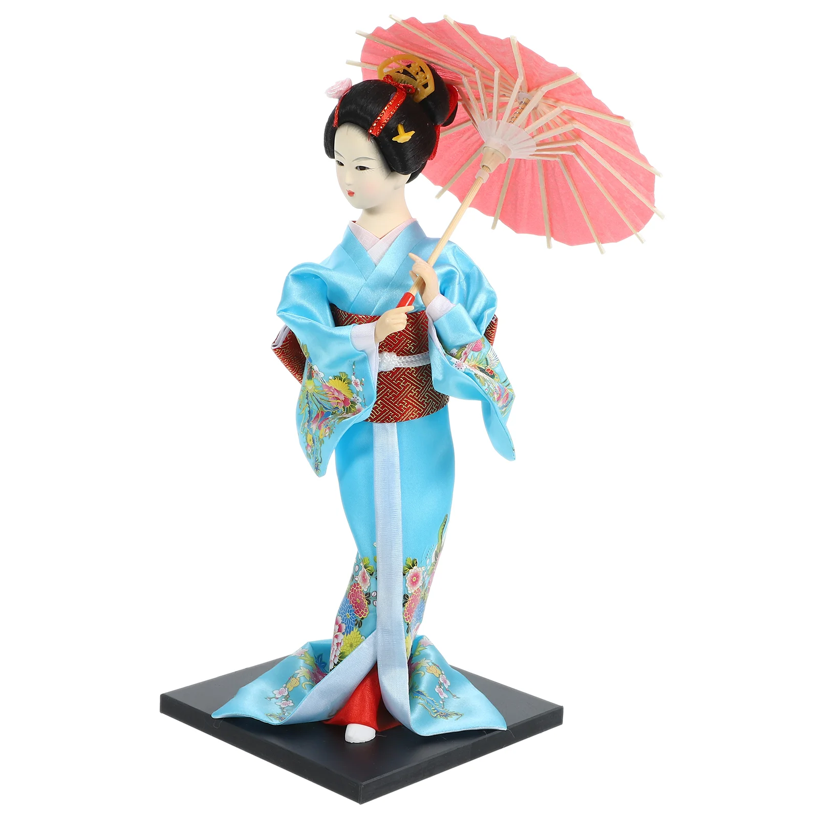 Samurai Kimono Japanese Handmade Dolls Baby Tabletop Ornament Toy Sculpture Colorful Geisha