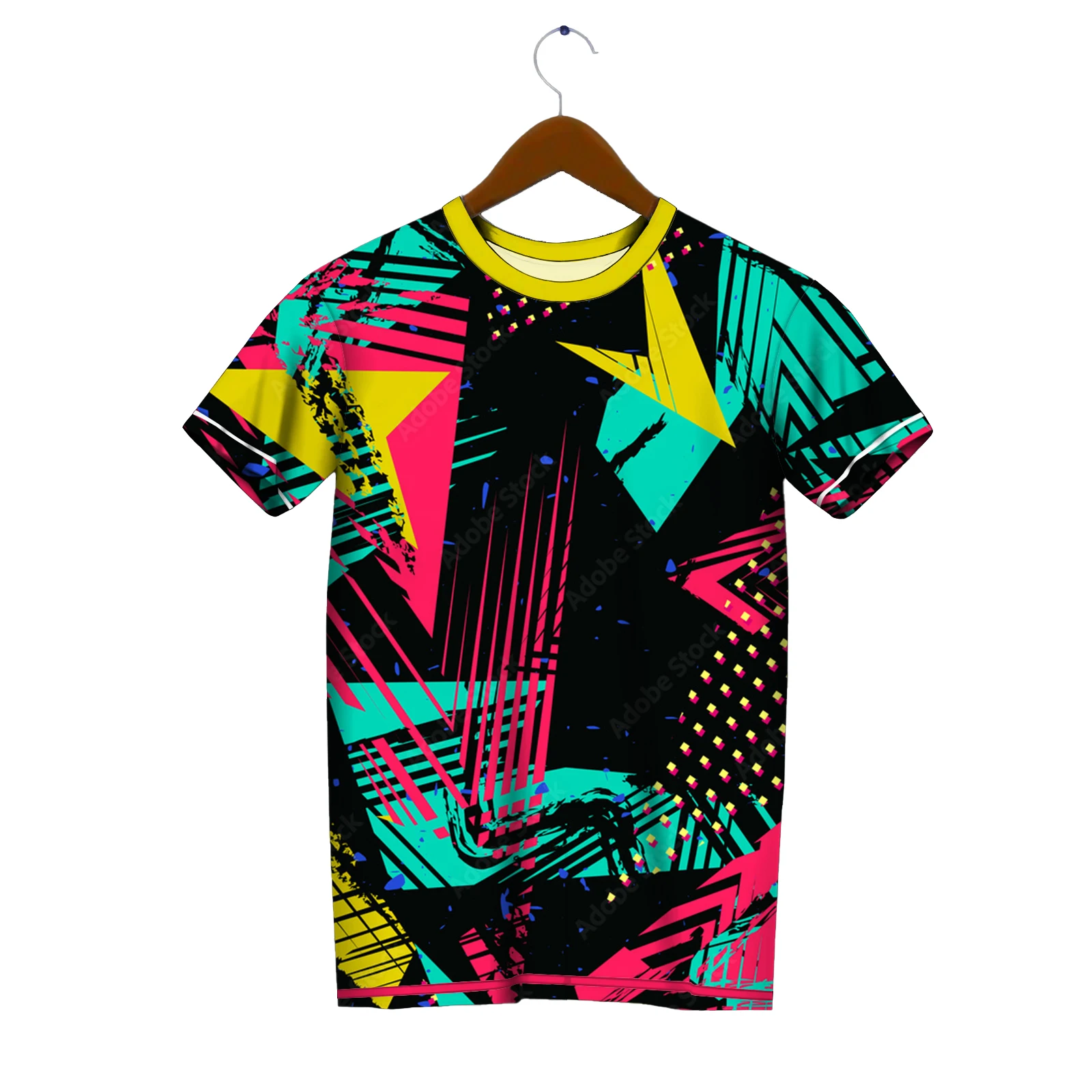 

Graffiti Style Men's T-shirt Trend Quick Drying Running Top Men's Summer Fitness Short Sleeved 2023 Oversized Breathable T-shirt