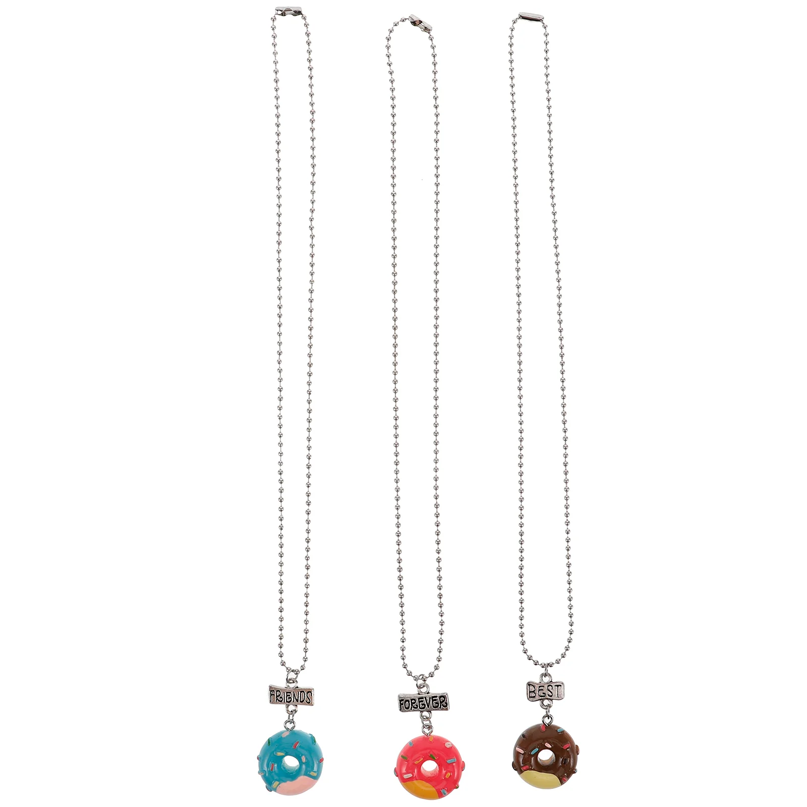 

3 Pcs Fashion Child Toys for Kids Friendship Bracelet Kit Things Children Pendant Necklace