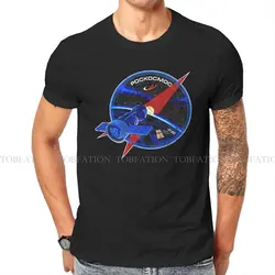Roscosmos Space Agency Man's TShirt Russian USSR CCCP Crewneck Short Sleeve Fabric T Shirt Humor High Quality Birthday Gifts