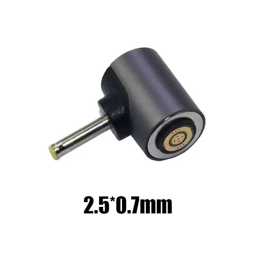 1pcs 8Pin 360° Rotation Magnetic Connector To DC Power Converter Laptop Magnetic Charging Adapter Plug For Lenovo Dell HP Asus