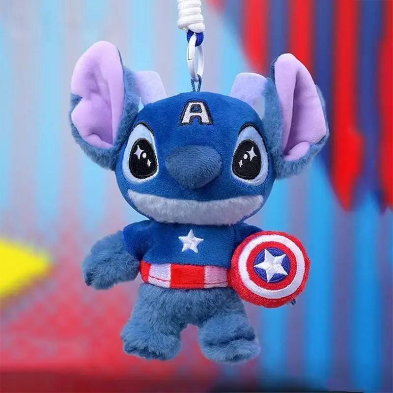 Hot Toy Stitch Cosbi Plush Keychain Collection Blind Box Thor Iron Man Spider Man Figures Toys Kids Christmas surprise Gifts