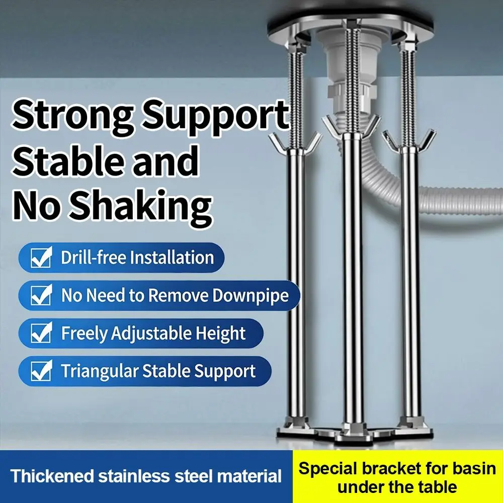 Stainless Steel Undermount Sink Supports Multifunctional Long-Lasting Durability Bottom Installation Support Adjustable