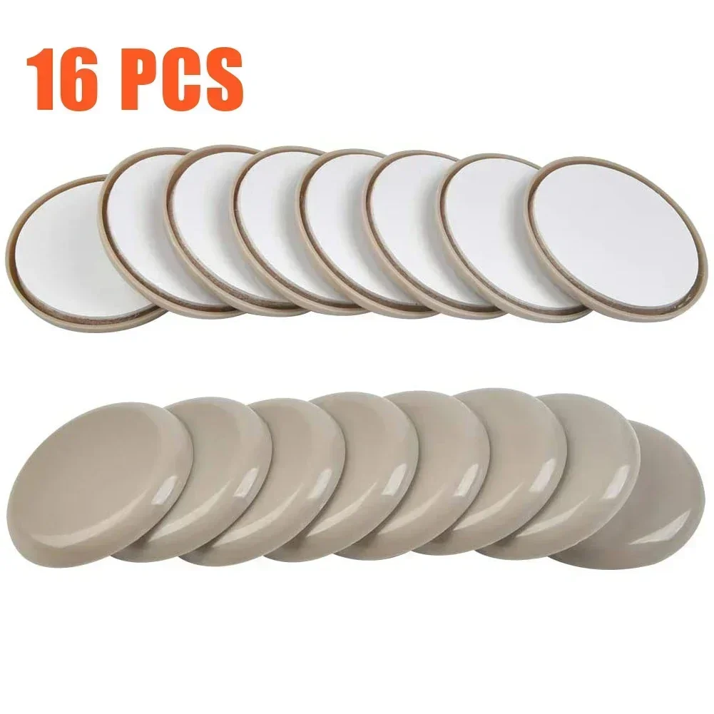 16 X Furniture Sliders For Carpet Heavy Duty Furniture Slider Movers Gliders Anti-abrasion Floor Protector Mat