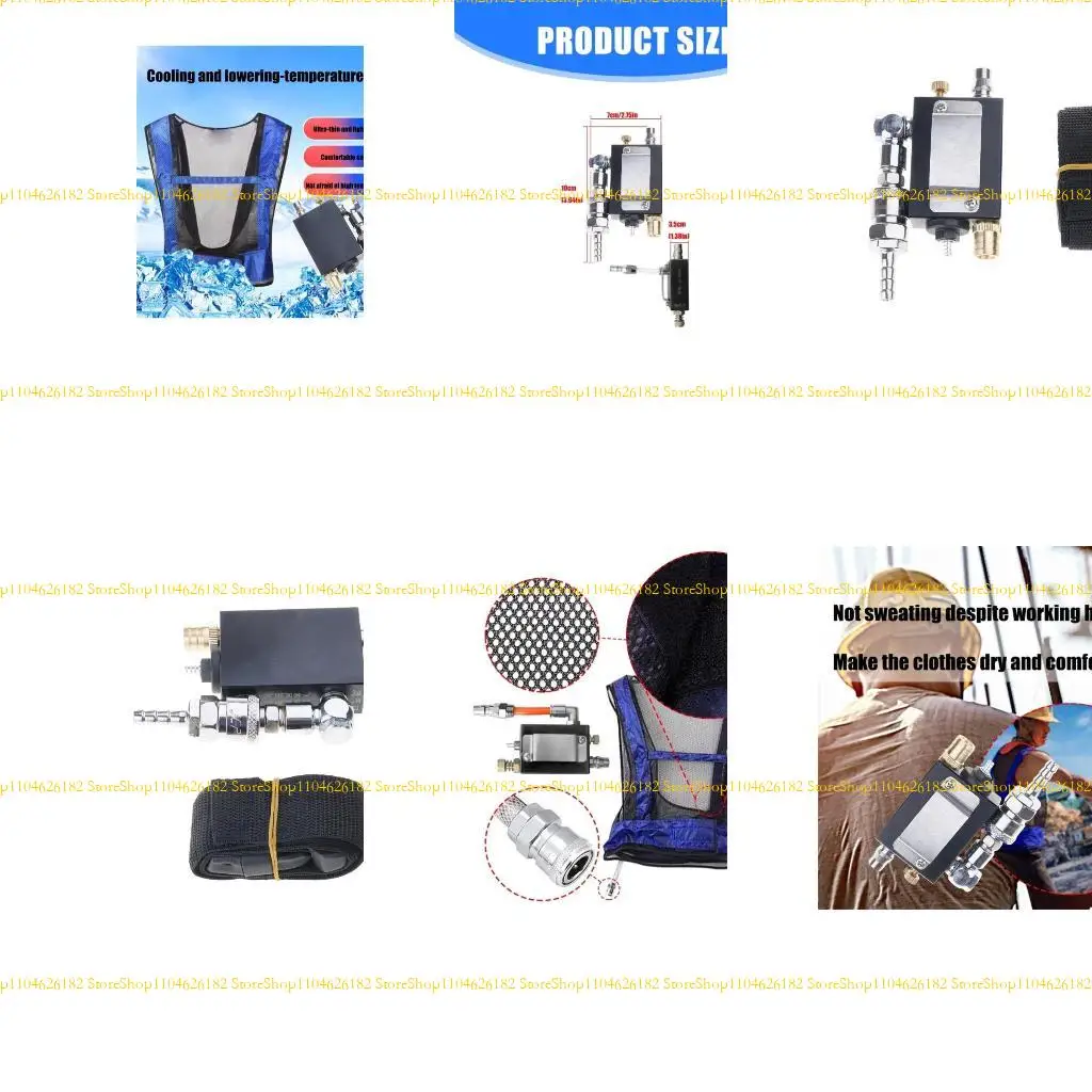 

Q2Q4 Breathable Welding Steel Air Conditioned Waistcoat for Extreme Temperature Job