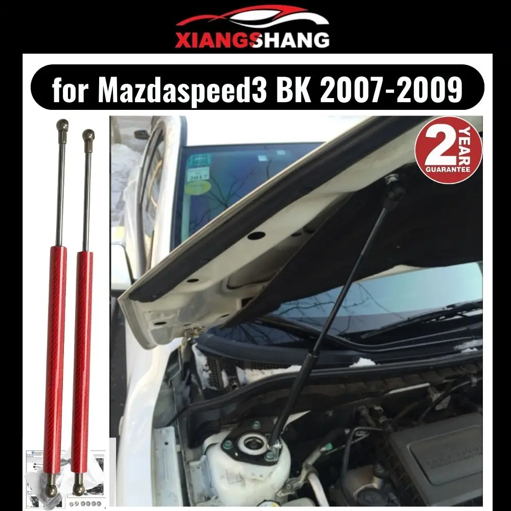 for Mazdaspeed3 BK 2007-2009 Front Bonnet Hood Modify Gas Struts Lift Support Shock Damper Accessories Absorber