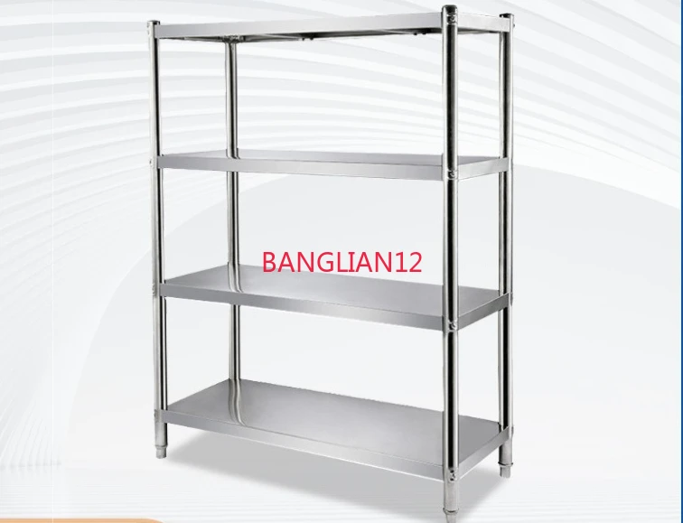 Stainless steel plate rack, kitchen rack, floor-to-ceiling model, assembled model.