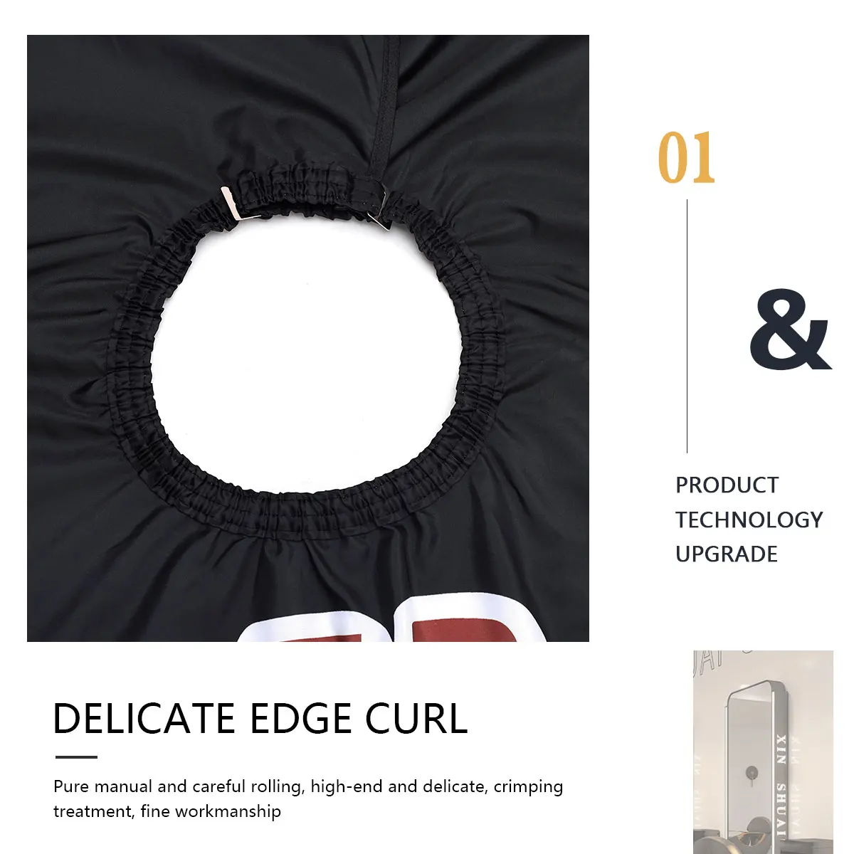 Salon Barber Hairdressing Waterproof Haircut Cloth Barbershop Non-slip Cape Styling waterproof Hairdress Tools Coloring Supplies