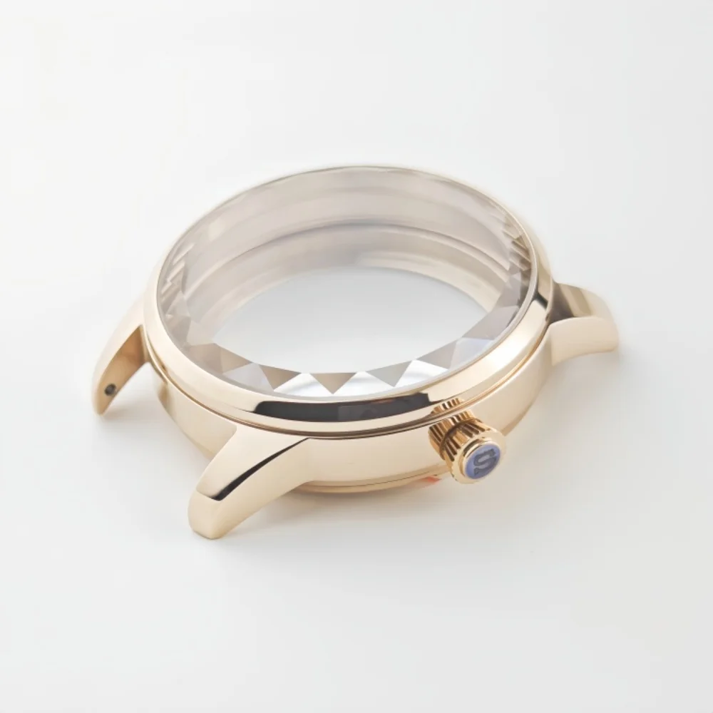 33 مللي متر كوكتيل سيدة ساعة مناسبة ل Seiko Presage NH35/36/34/4R الحركة التلقائية دفعة زهرة الدانتيل حزام زجاجي أجزاء