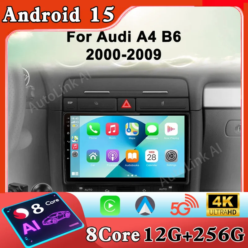 For Audi A4 B6 B7 S…