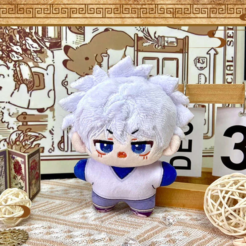 12cm Anime Killua Zoldyck GON·FREECSS Lovely Soft Starfish Body Plush Doll Pendant Toys Cosplay Keychain Dango Birthday Gift