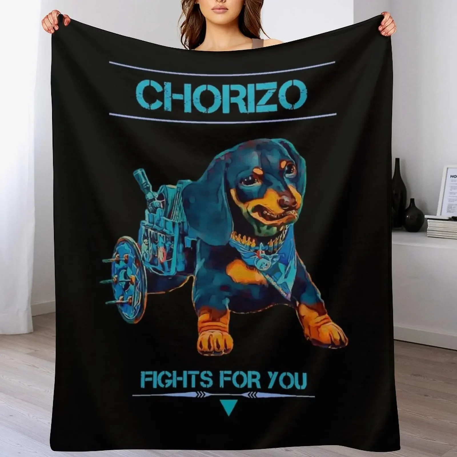 

Gifts For Men Chorizo Fights For You Blue Edition Gift For Fans Throw Blanket Baby Cute warm winter Blankets