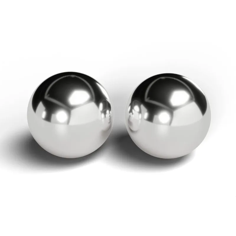 

QINGZHENG-(2Pcs) 1-1/2 Inch Chrome Steel Ball Chinese Health Ball Baoding Balls Hand Exercise Stress Balls Exercise Healthy Hand