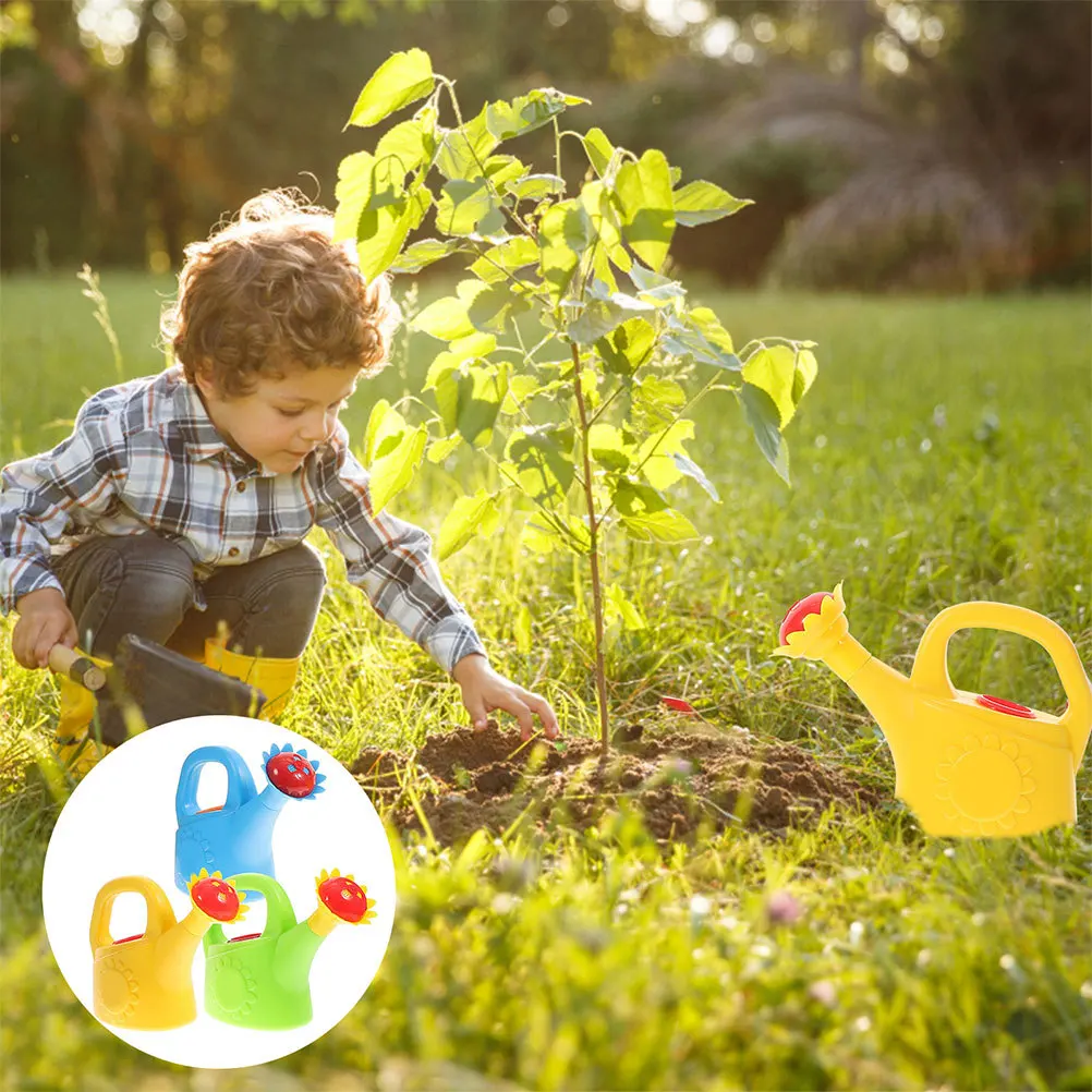 3 pcs Children Watering Can Chicken Shape Bath Tub Play Educational Outdoor Garden Water Fun Kids Shower Plastic Watering Pot