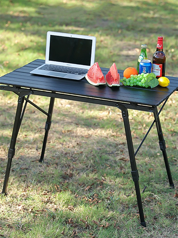 table-pliante-d'exterieur-table-de-pique-nique-portable-en-alliage-d'aluminium-ultra-legere-table-de-camping-enroulable