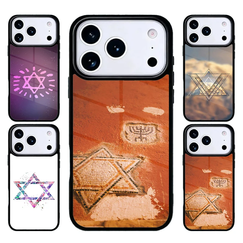 David Jewish Star Symbol print Phone Case For iPhone 17 Air 16 15 14 13 12 11 Pro Max Plus