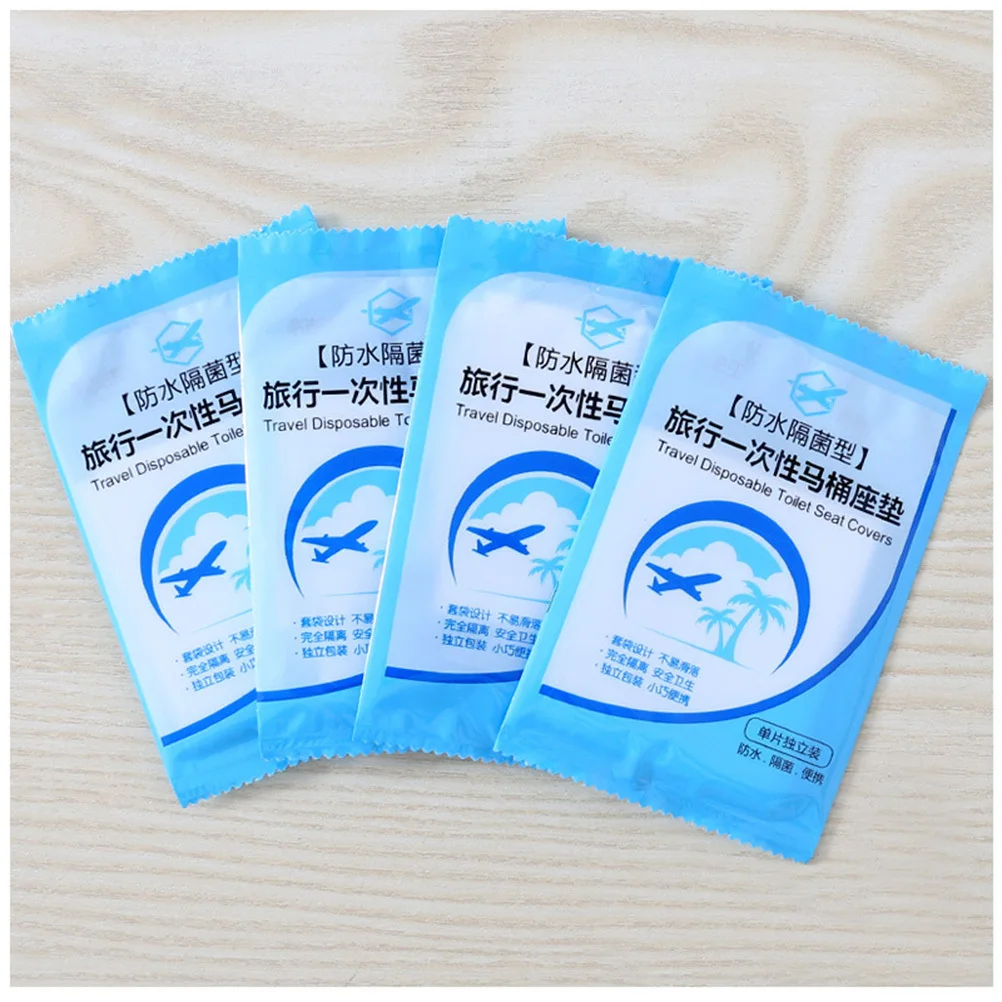 50 szt. Jednorazowe nakładki na sedes, chłonne, chroniące przed bakteriami, idealne na podróże, do centrów handlowych, dla dzieci i maluchów podczas nauki korzystania z nocnika.