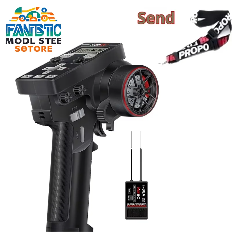 HOTRC CT 6B eight channel  remote control a divine tool for controlling RC model climbing cars vehicles and tanks