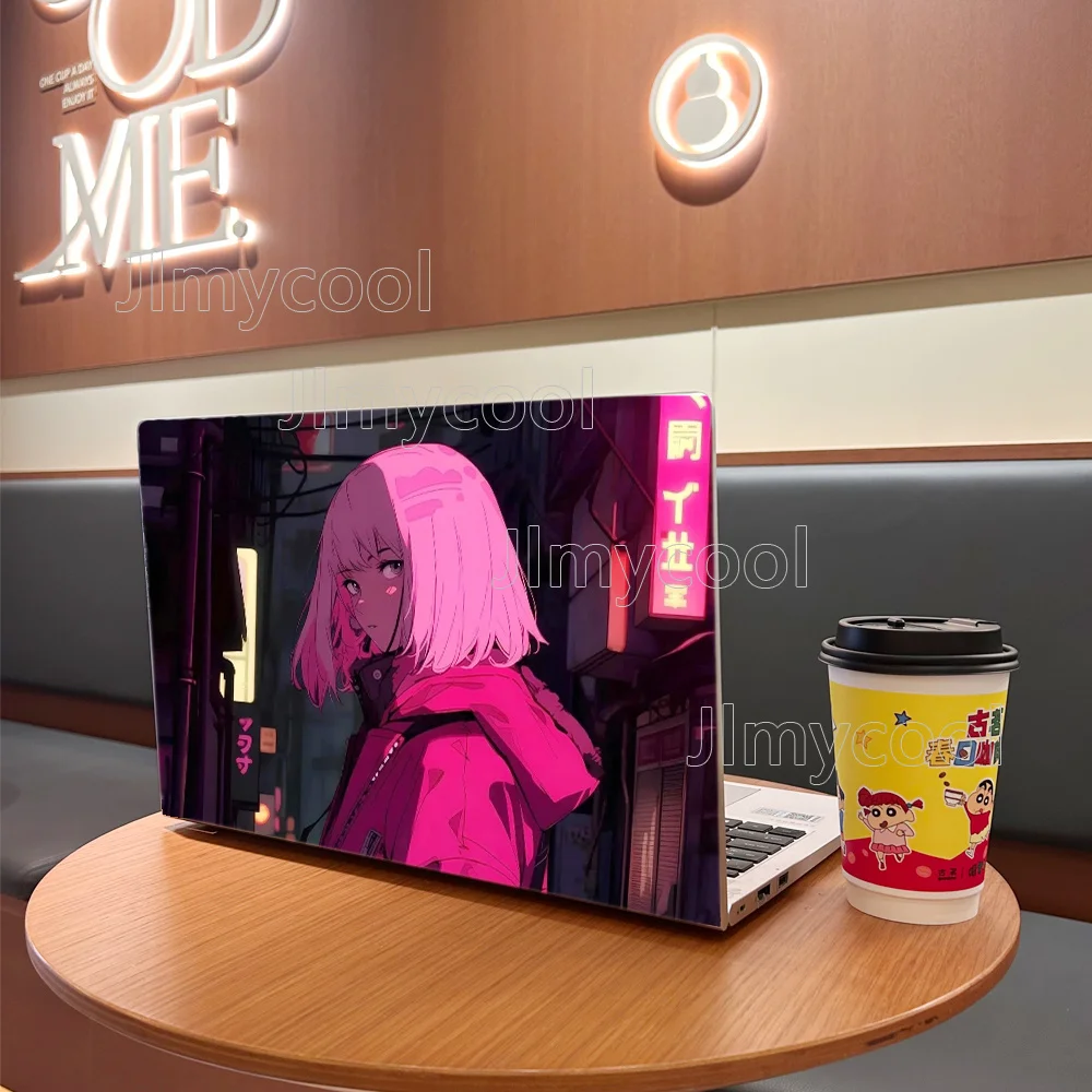 

Набор из 2 универсальных декоративных наклеек с аниме-дизайном для ноутбуков и холодильников