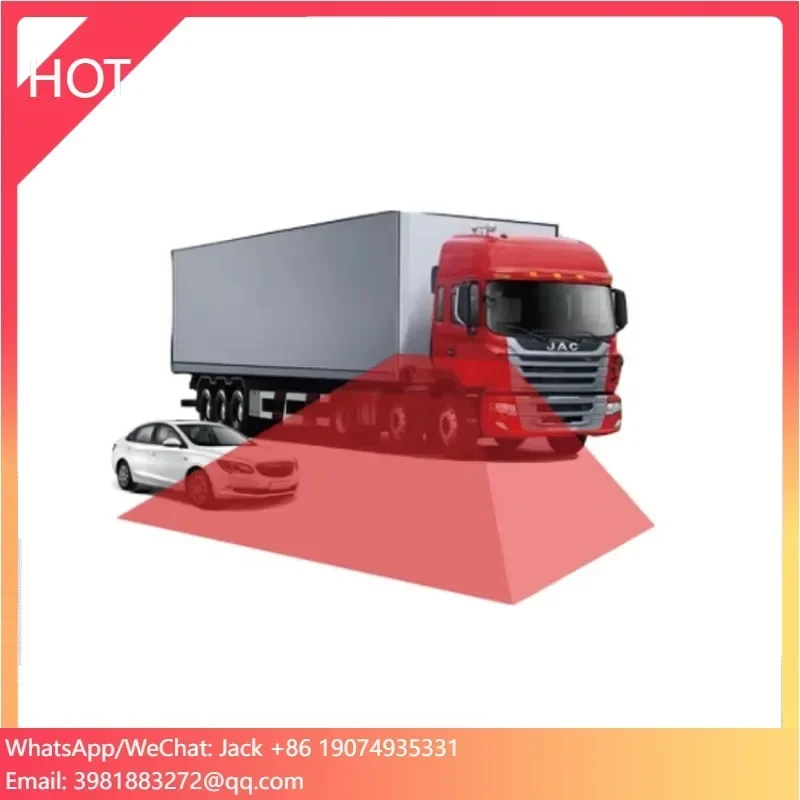 Commercial Vehicle Truck Bus Blind Spot Detection Monitoring Proximity Buzzer Indicator Alarm Warning Blind Spot System