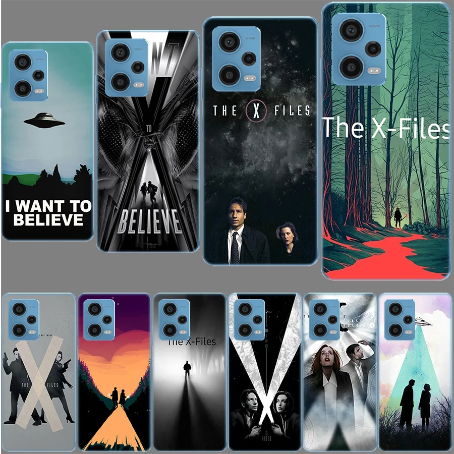 The X Files I Want to Believe Funda For Redmi Note 13 Pro+ 5G Plus 12 12C 10 10C 10A 9 9T 9C 9A 8 8A 7 7A K70 K60 K40 K20 Pro 6